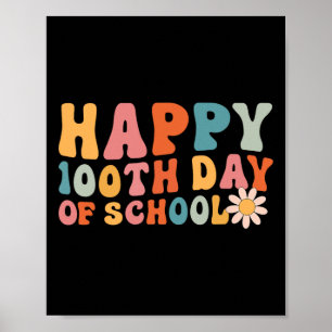 Gelukkige 100ste dag van school 100 dagen Brighter Poster