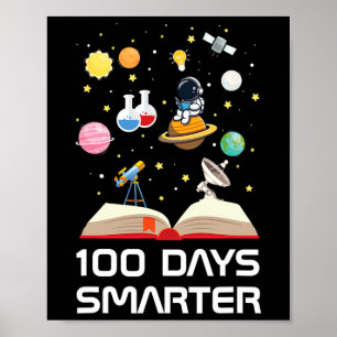Gelukkige 100ste dag van school 100 dagen slimmere poster