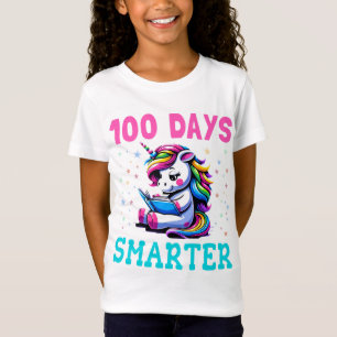 Gelukkige 100ste Dag van School Regenboog T-shirt