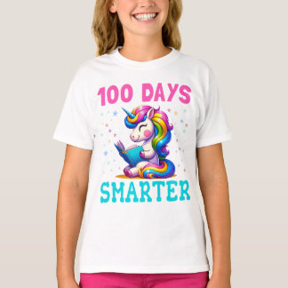 Gelukkige 100ste Dag van School Regenboog T-shirt