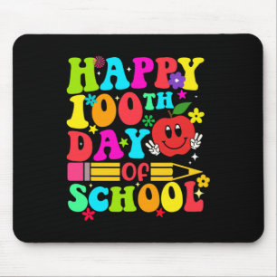 Gelukkige 100ste dag van school retro 100 dagen le muismat