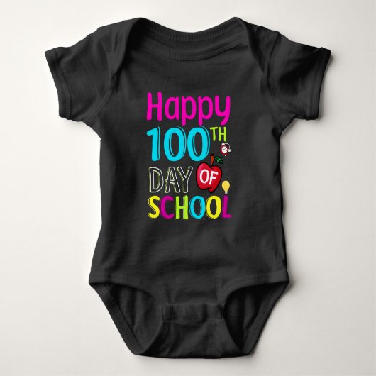 Gelukkige-100ste-dag-van-school Romper (Voorkant)