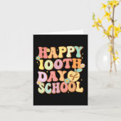 Gelukkige 100ste dag van school Schattigee student Kaart (Gele Bloem)