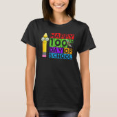 Gelukkige 100ste dag van schoolleraar student Kind T-shirt (Voorkant)