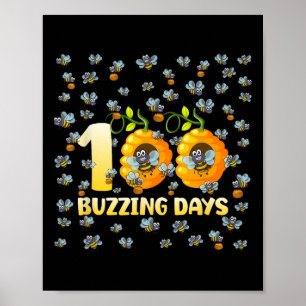 Gelukkige 100ste Schooldag Bijen Bijenkorf 100 Zoe Poster