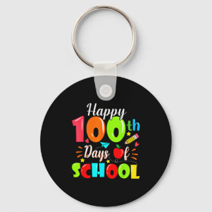 Gelukkige 100ste schooldag Funny leerkrachten stud Sleutelhanger
