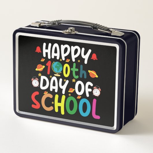 Gelukkige 100ste Schooldag Leraar Student (Voorkant)