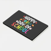 Gelukkige 100ste Schooldag Leraar Student Post-it® Notes (Schuin)