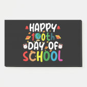 Gelukkige 100ste Schooldag Leraar Student Post-it® Notes (Voorkant)