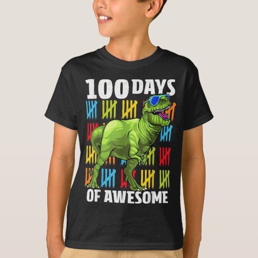 Gelukkige 100ste schooldag t-shirt (Voorkant)