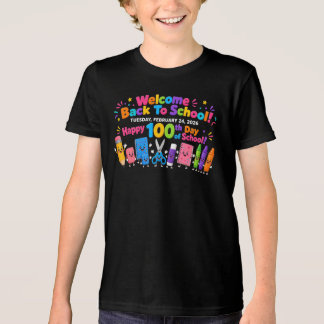 Gelukkige 100ste schooldag Tri-Blend shirt