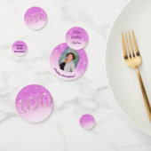 Gelukkige 100ste verjaardag Chic Falling Pink Glit Confetti (Groep)