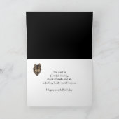 Gelukkige 100ste Verjaardag met de Wolf van de Kaart (Binnen)