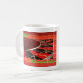 Gelukkige 100ste Verjaardag Roulette Wiel Koffiemok (Voorkant links)