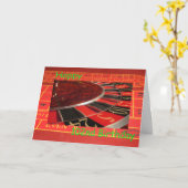 Gelukkige 102e Verjaardag Roulette Wiel Kaart (Gele Bloem)