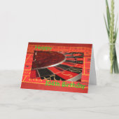 Gelukkige 104e Verjaardag Roulette Wiel Kaart (Voorkant)