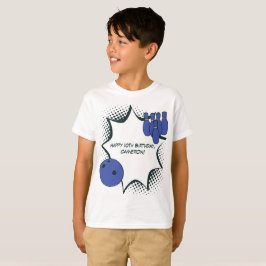 Gelukkige 10e verjaardag Bowling Feestje T-shirt