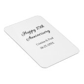 Gelukkige 10e verjaardag eenvoudige minimale bruil magneet (Rechterzijde)