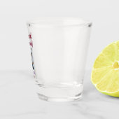 Gelukkige 10e verjaardag foto bruiloft paar naam d shot glas (Rechts)