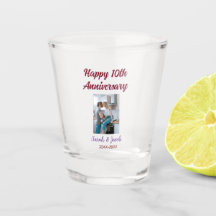 Gelukkige 10e verjaardag foto bruiloft paar naam d