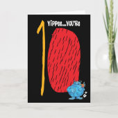 Gelukkige 10e verjaardag kaart (Voorkant)