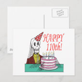 Gelukkige 110e briefkaart (Voorkant / Achterkant)