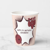 Gelukkige 11e verjaardag Bowling Feestje Papieren Bekers (Voorkant)