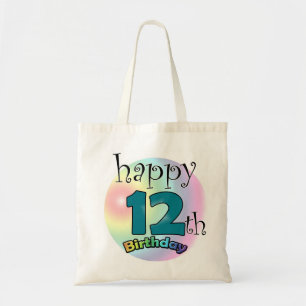 Gelukkige 12de verjaardag tote bag