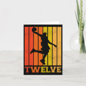 Gelukkige 12e Verjaardag Decoraties voor Jongens B Kaart (Voorkant)