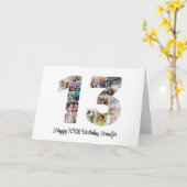 Gelukkige 13de Verjaardag Nummer 13 Aangepaste Fot Kaart (Gele Bloem)