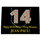 Gelukkige 14de Verjaardag & Vrolijk Kerstmis, Doua Groot Cadeauzakje (Voorkant)