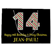 Gelukkige 14de Verjaardag & Vrolijk Kerstmis, Doua Groot Cadeauzakje (Achterkant)