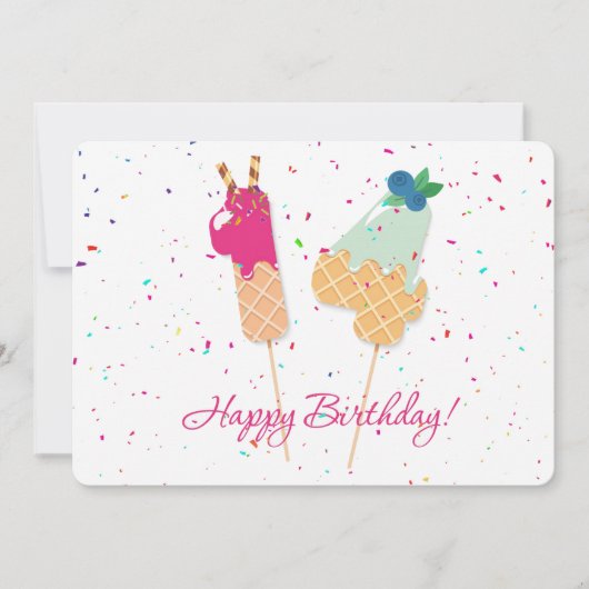 Gelukkige 14e verjaardag feestdagenkaart (Voorkant)