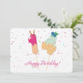 Gelukkige 14e verjaardag feestdagenkaart (Staand voorkant)