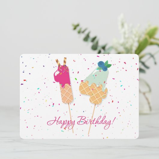 Gelukkige 14e verjaardag feestdagenkaart (Staand voorkant)