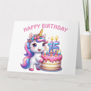 Gelukkige 15de Verjaardag Kaart
