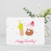 Gelukkige 15e verjaardag feestdagenkaart (Staand voorkant)