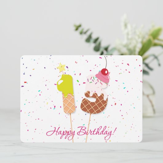 Gelukkige 15e verjaardag feestdagenkaart (Staand voorkant)