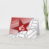 Gelukkige 15e verjaardag, volleybalster! kaart (Voorkant)