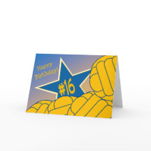 Gelukkige 16de Verjaardag aan mijn Favoriete Ster