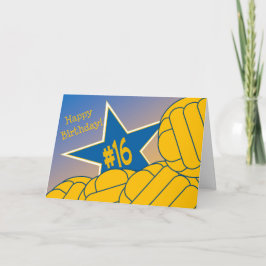 Gelukkige 16de Verjaardag aan mijn Favoriete Ster Kaart