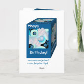 Gelukkige 16e verjaardag - 16 Ziljoen Knuffels & K Kaart (Achterkant)