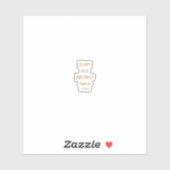 Gelukkige 16e Verjaardag Zestien Goud Custom Age N Sticker (Vel)