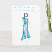 Gelukkige 18-jarige verjaardag voor onze kleindoch kaart (Voorkant)