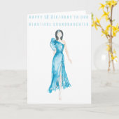 Gelukkige 18-jarige verjaardag voor onze kleindoch kaart (Gele Bloem)