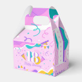 Gelukkige 18e verjaardag. bedankdoosjes (Achterkant)