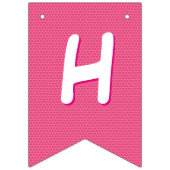 GELUKKIGE 18E VERJAARDAG Pink Comic Book Pop Art Vlaggetjes (Tweede vlag)