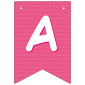 GELUKKIGE 18E VERJAARDAG Pink Comic Book Pop Art Vlaggetjes (Derde vlag)