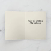 Gelukkige 18e Verjaardag Zoon Moderne Gouden Krans Kaart (Binnen)