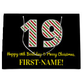 Gelukkige 19de Verjaardag & Vrolijk Kerstmis, Doua Groot Cadeauzakje (Voorkant)